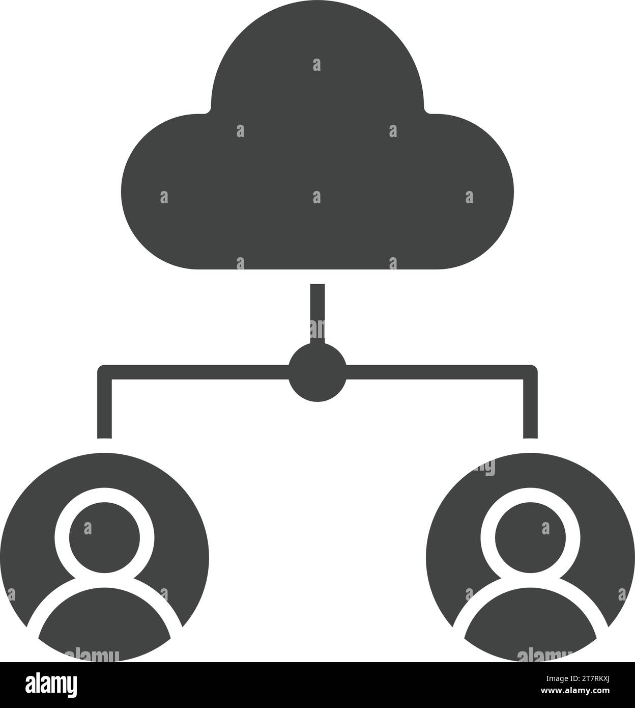 Cloud Group icon vector image Stock Vector Image & Art - Alamy