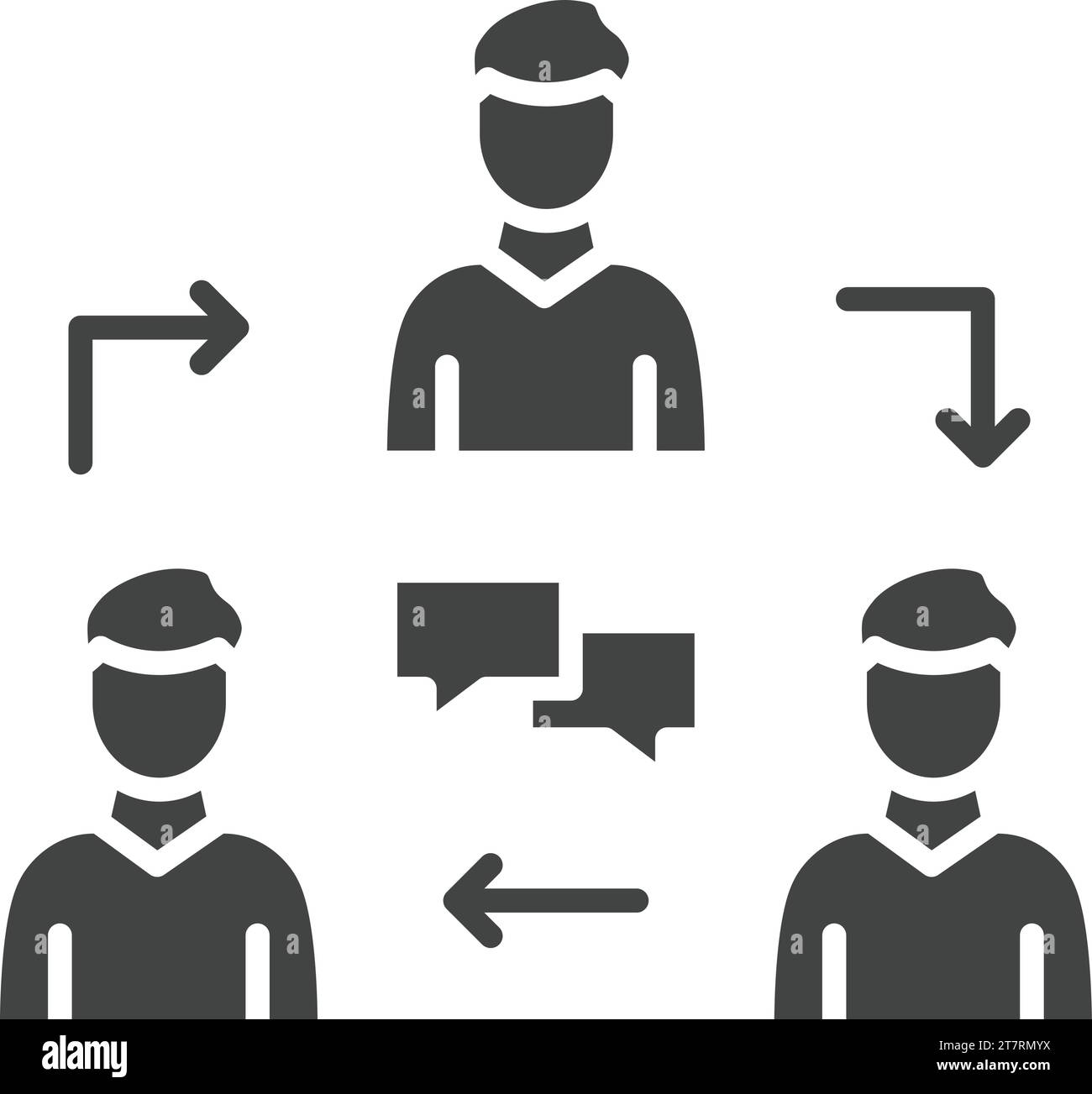 Community icon vector image Stock Vector Image & Art - Alamy
