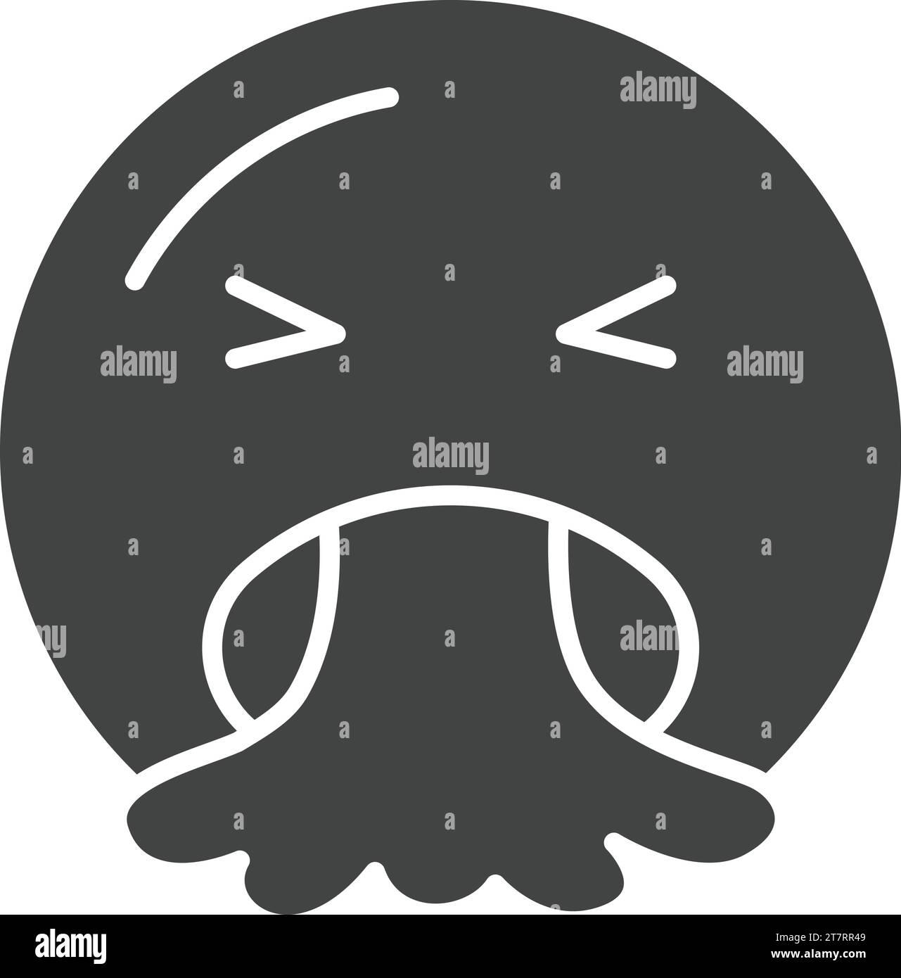 Face Vomiting icon vector image Stock Vector Image & Art - Alamy