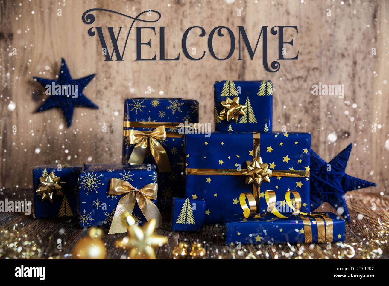 Welcoming christmas guests hi-res stock photography and images - Alamy