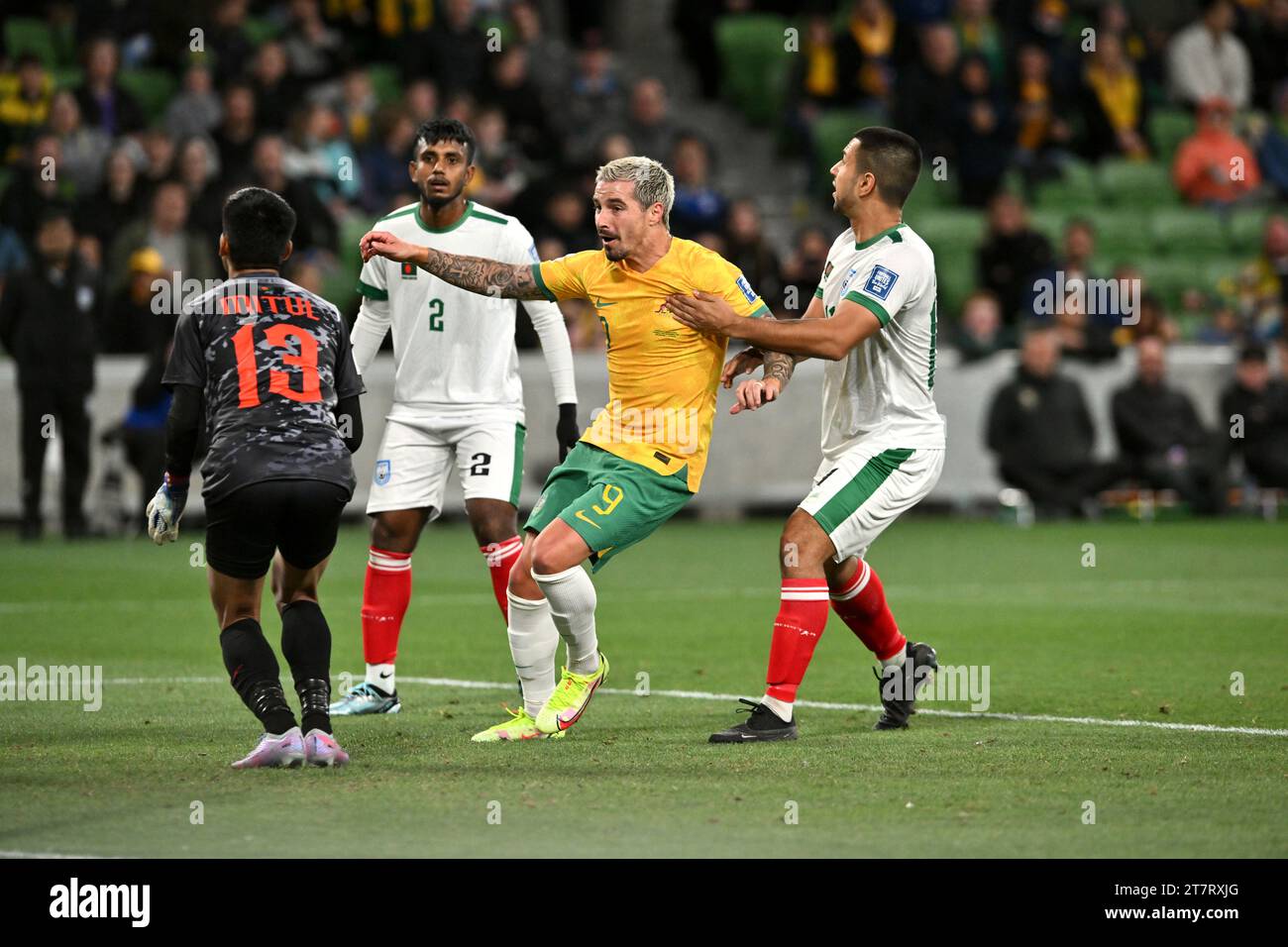 MELBOURNE, AUSTRALIA 16th November 2023. Pictured Australian forward