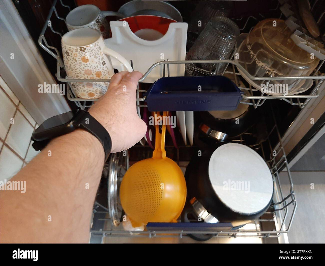 Spühlmaschine voll mit Sauberen Geschirr Hamburg Hamburg Deutschland