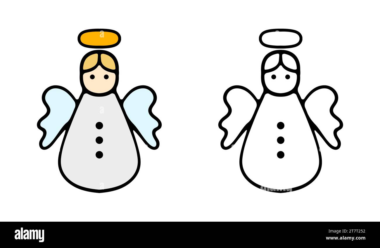 Flying angel messenger. Holiday, new year, Christmas, celebrate, day