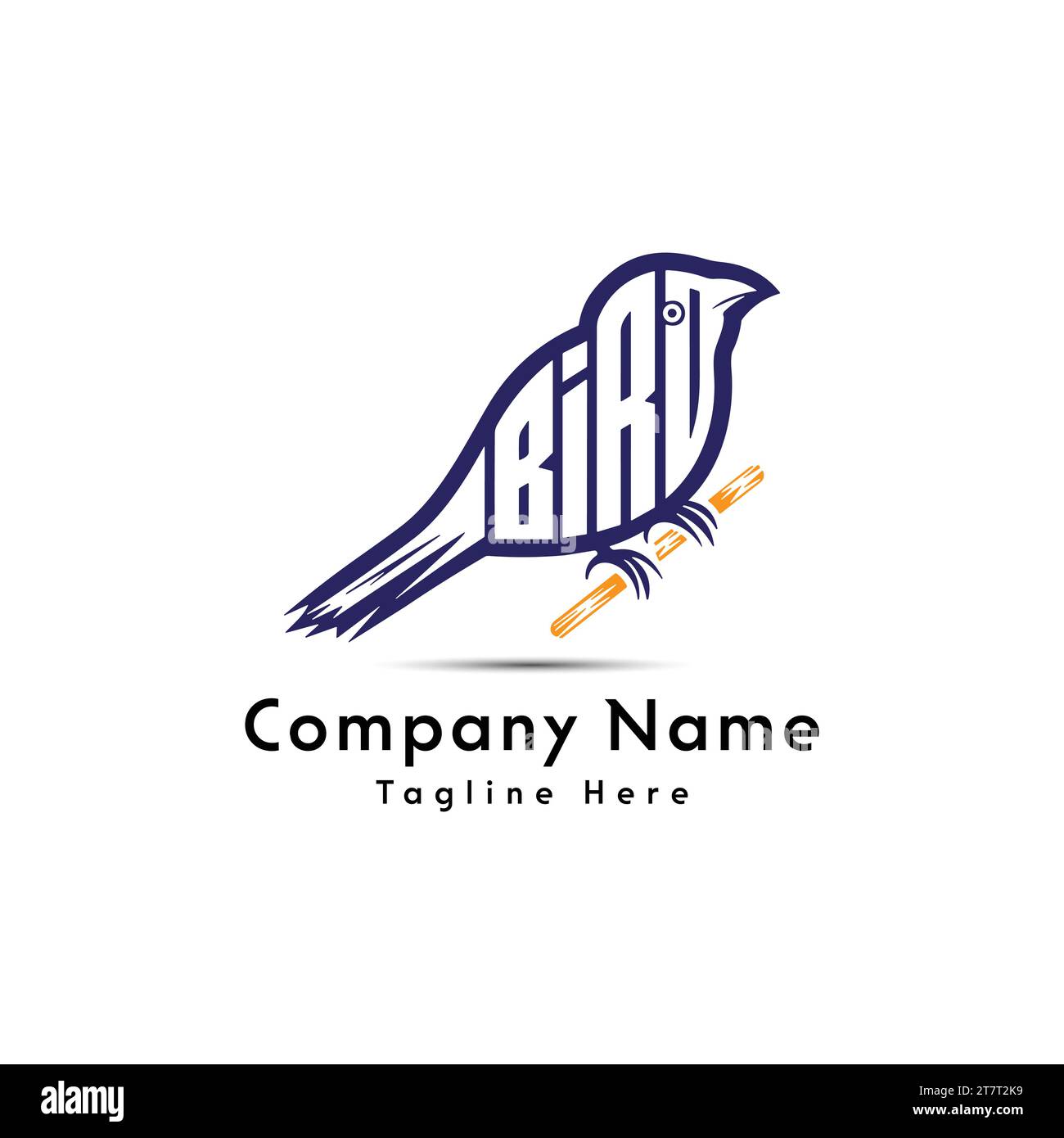 Bird creative logo design Stock Vector Image & Art - Alamy