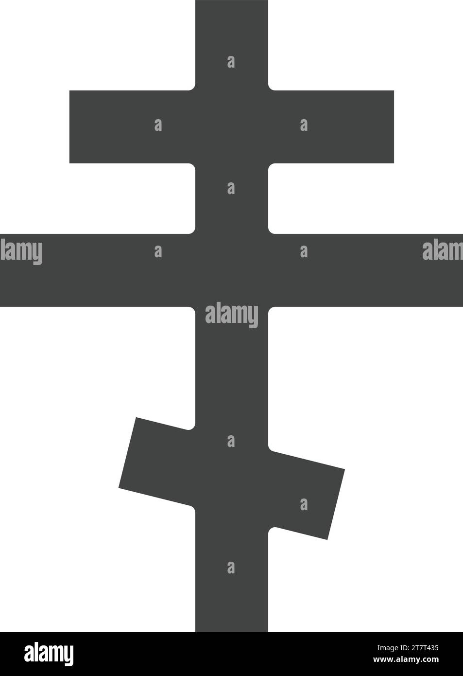 Orthodox Cross icon vector image Stock Vector Image & Art Alamy