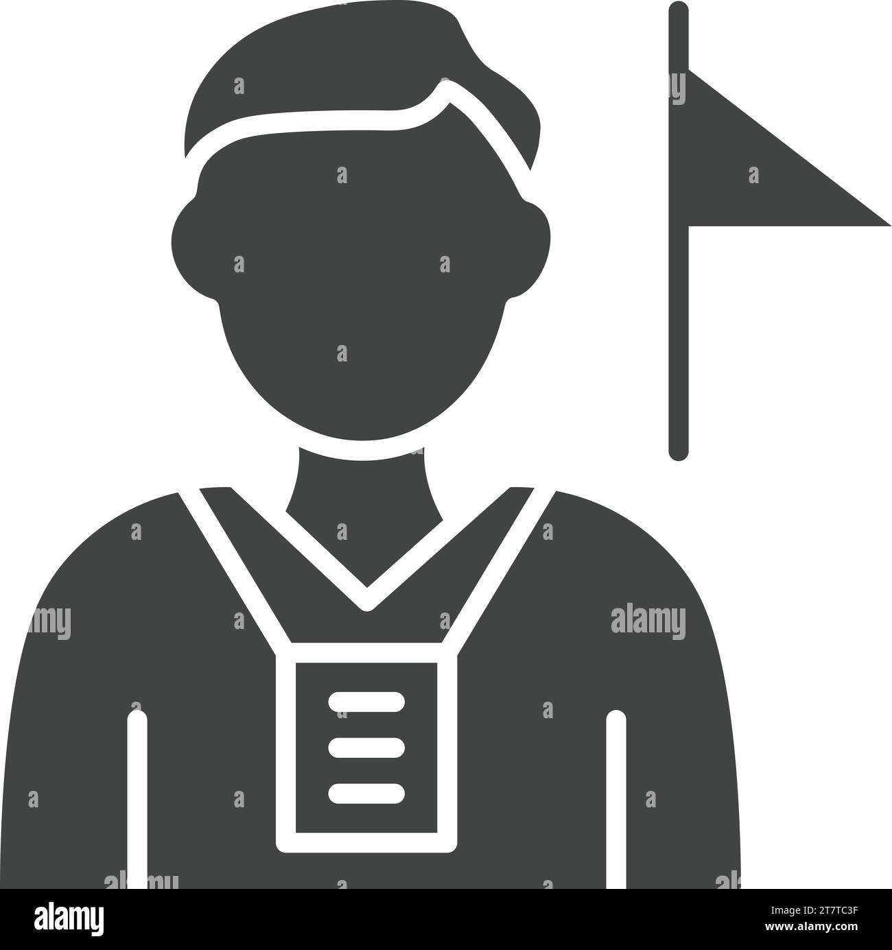 Tour Guide icon vector image Stock Vector Image & Art Alamy