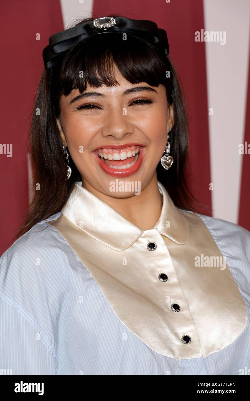 Los Angeles, Ca. 16th Nov, 2023. Xochitl Gomez at the Netflix World Premiere of May December at the Academy Museum in Los Angeles, California on November 16, 2023. Credit: Faye Sadou/Media Punch/Alamy Live News Stock Photo