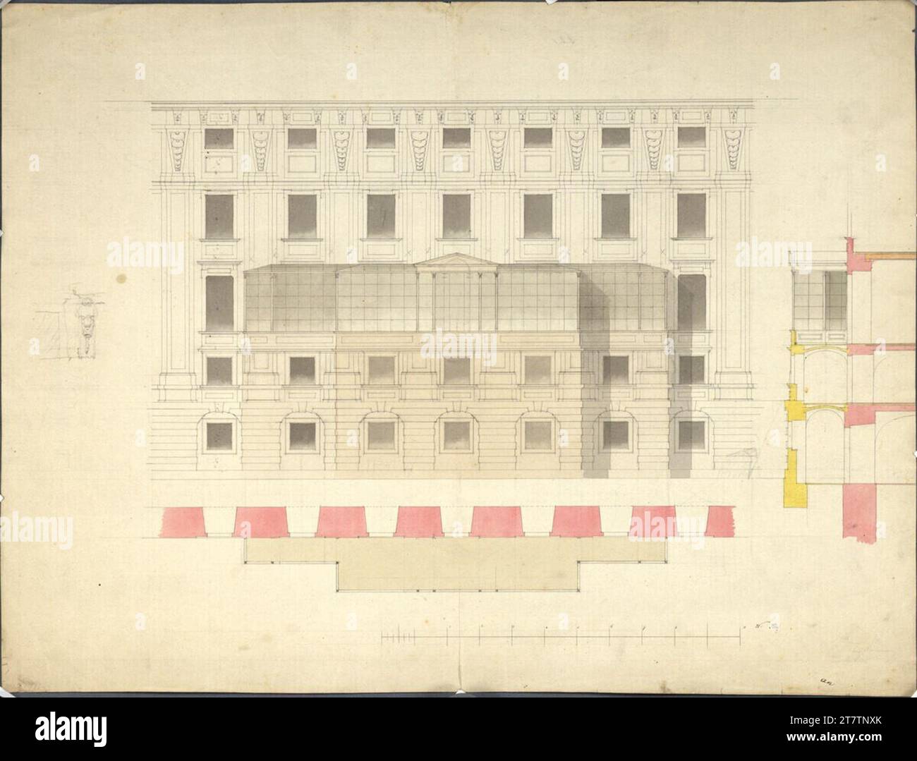 Ludwig Gabriel von Remy (Architekt in) Vienna I, Hofburg, Leopoldinian