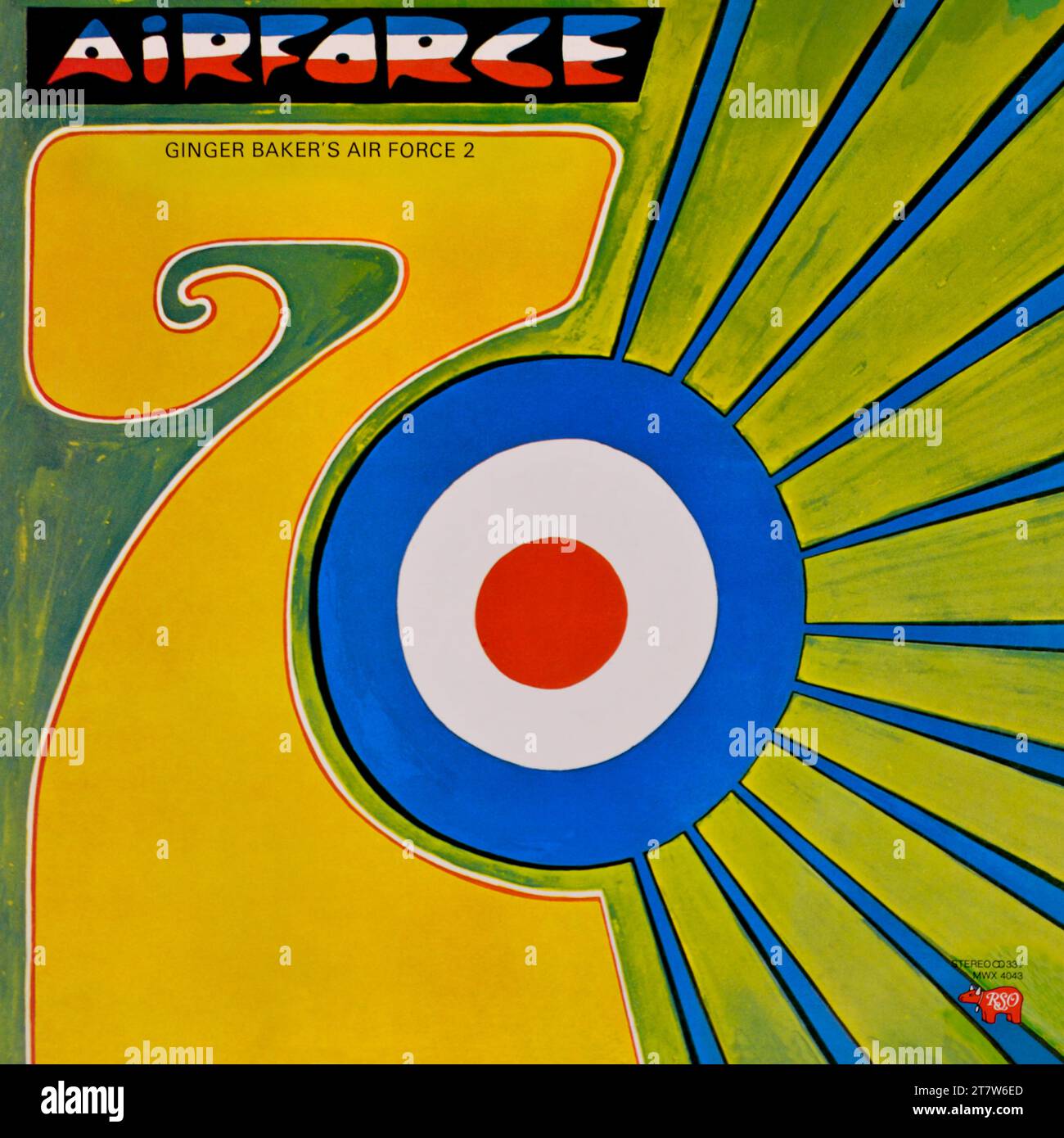 Ginger Baker's Airforce original vinyl album cover Airforce 2