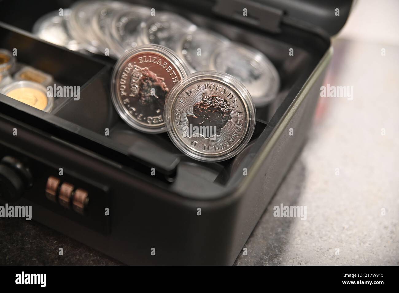 Gold and Silver Value 9 Stock Photo Alamy