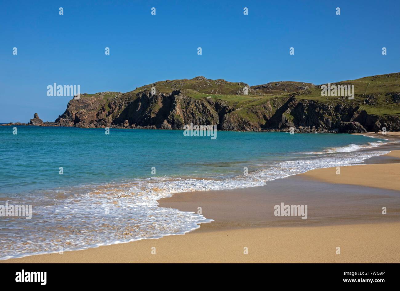 Dalmore Beach, Isle of Lewis, Outer Hebrides, Scotland, UK. Traigh Dhail Mhor Stock Photo