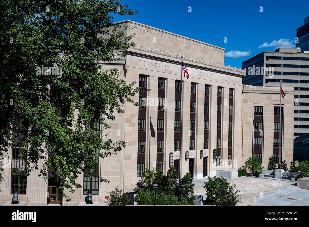 John Sevier State Office Building in Nashville, Tennessee Stock Photo