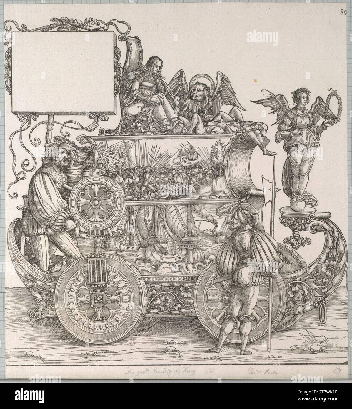 Hans Springinklee Triumphal procession of Emperor Maximilians I ...