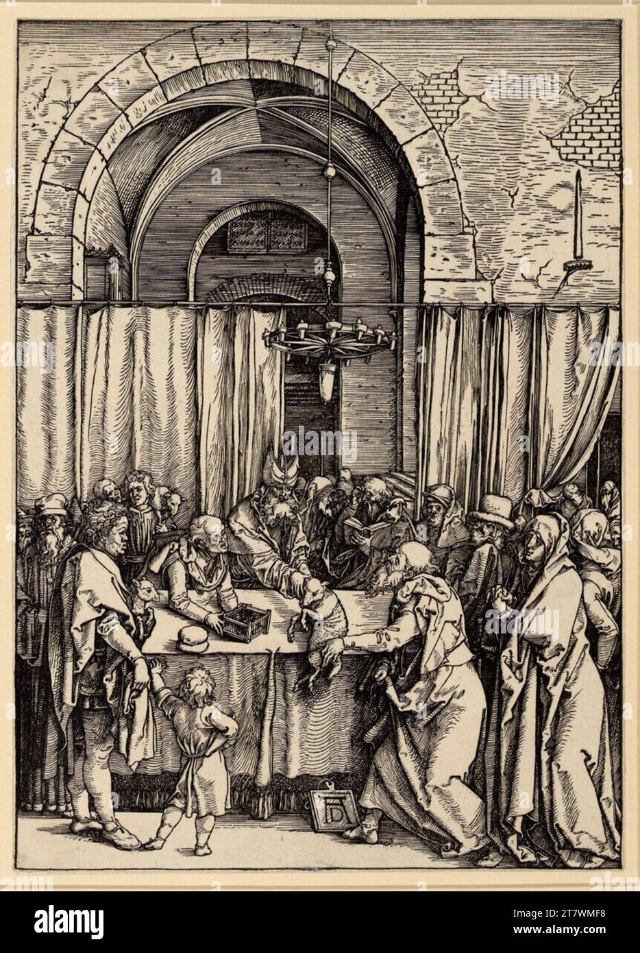 Albrecht Dürer Joachim's victim is rejected by the high priest ...