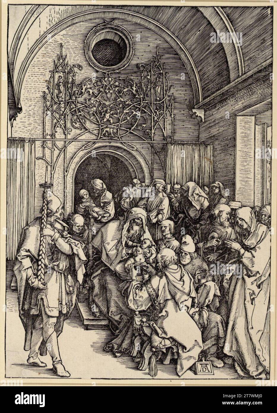 Albrecht Dürer Circumcision of Christ (Marienleben, 11). Woodcut; Sheet ...