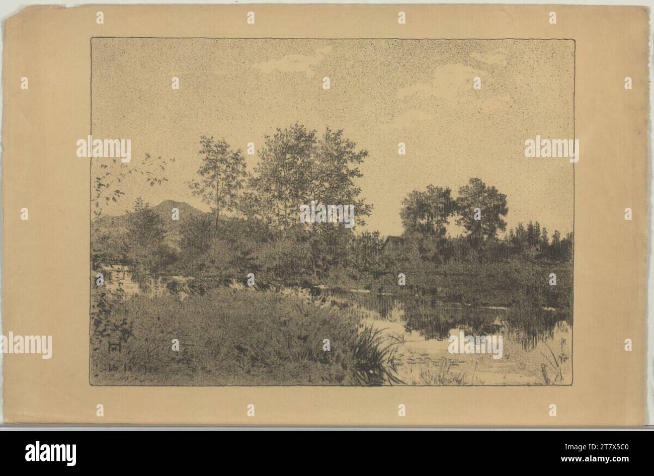 Hermann Heller Glan flow in front of the Seebachermühle with ...