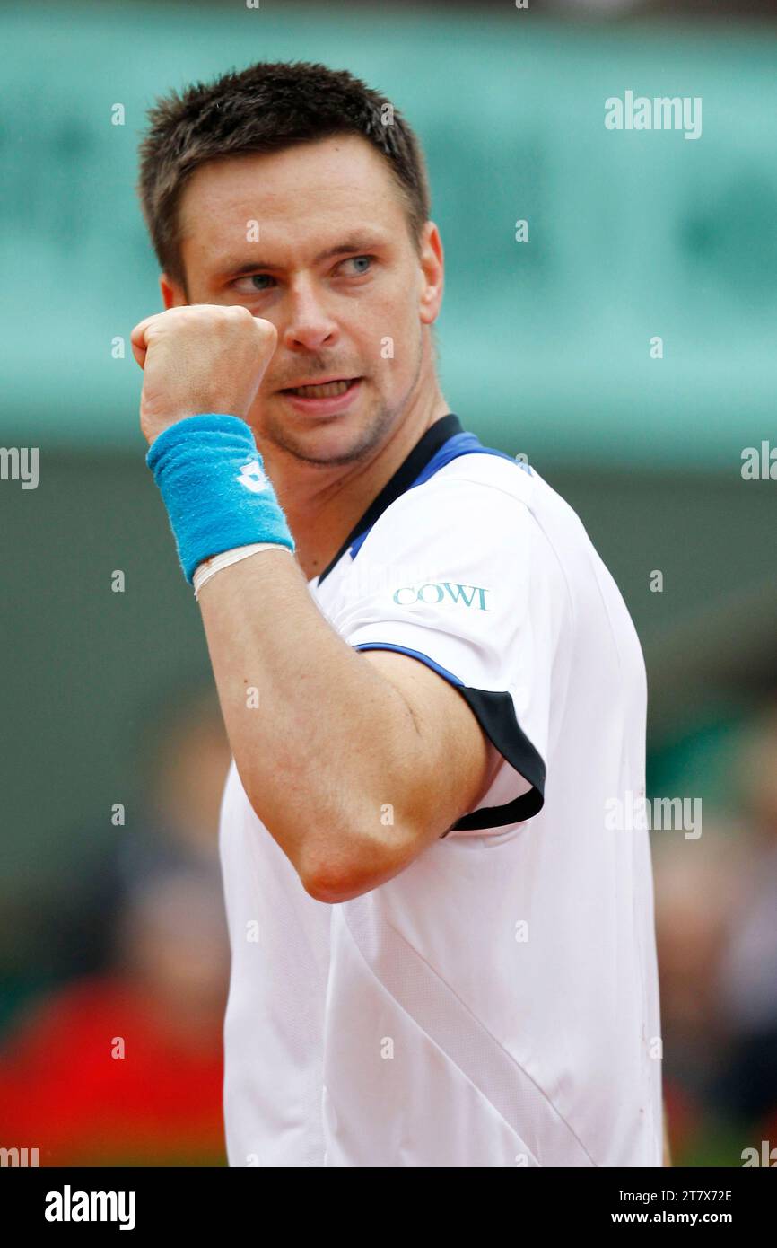 TENNIS - ROLAND GARROS 2010 - PARIS (FRA) - 01/06/2010 - PHOTO : LOIC BARATOUX / DPPI ROBIN SODERLING (SWE) Stock Photo