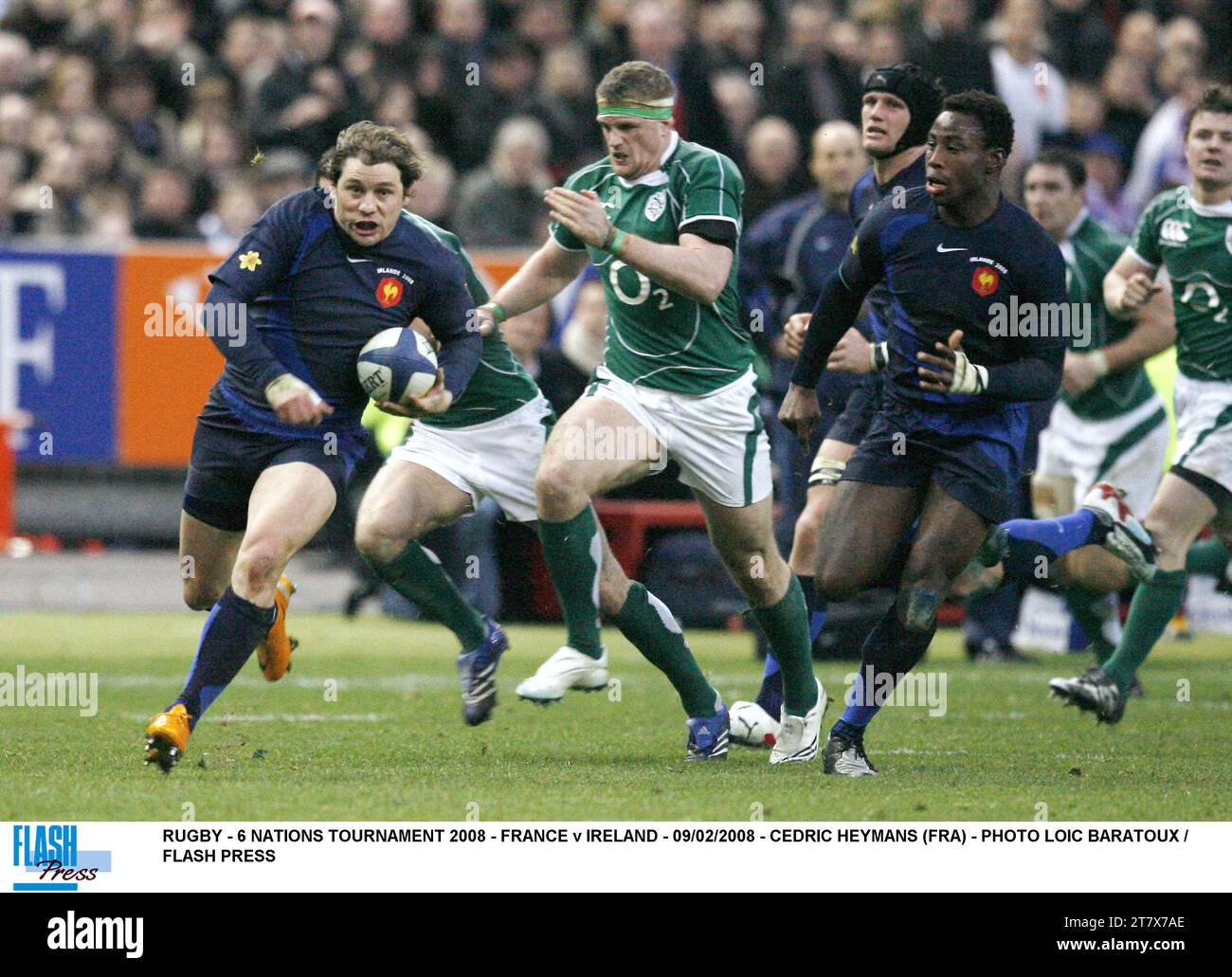 RUGBY - 6 NATIONS TOURNAMENT 2008 - FRANCE v IRELAND - 09/02/2008 ...