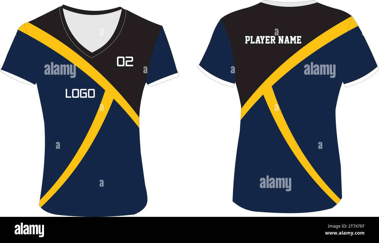 Volleyball Uniform Mock up Vector Stock Vector Image & Art Alamy