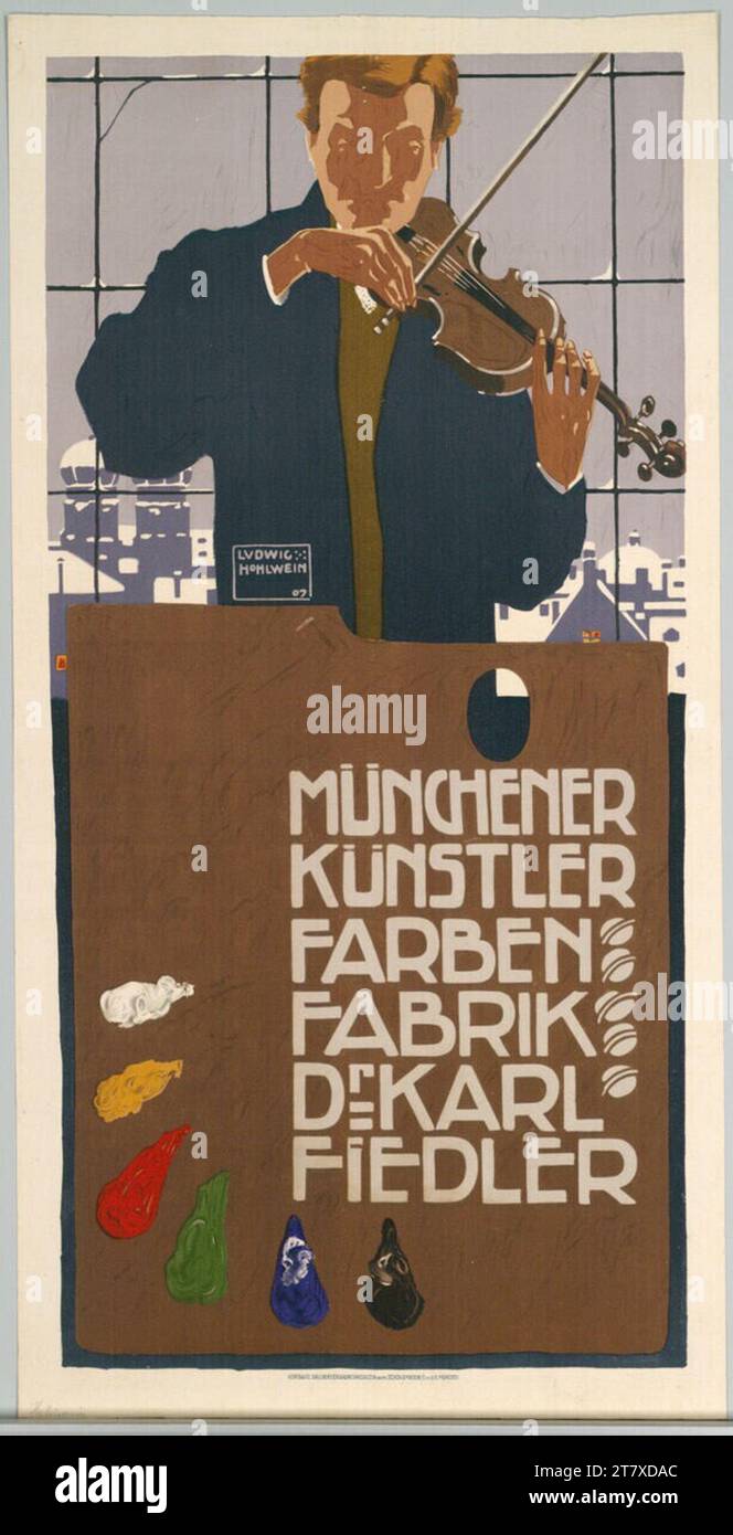 Ludwig Hohlwein Munich Artist Color Factory Dr Karl Fiedler Color ludwig-hohlwein-munich-artist-color-factory-dr-karl-fiedler-color