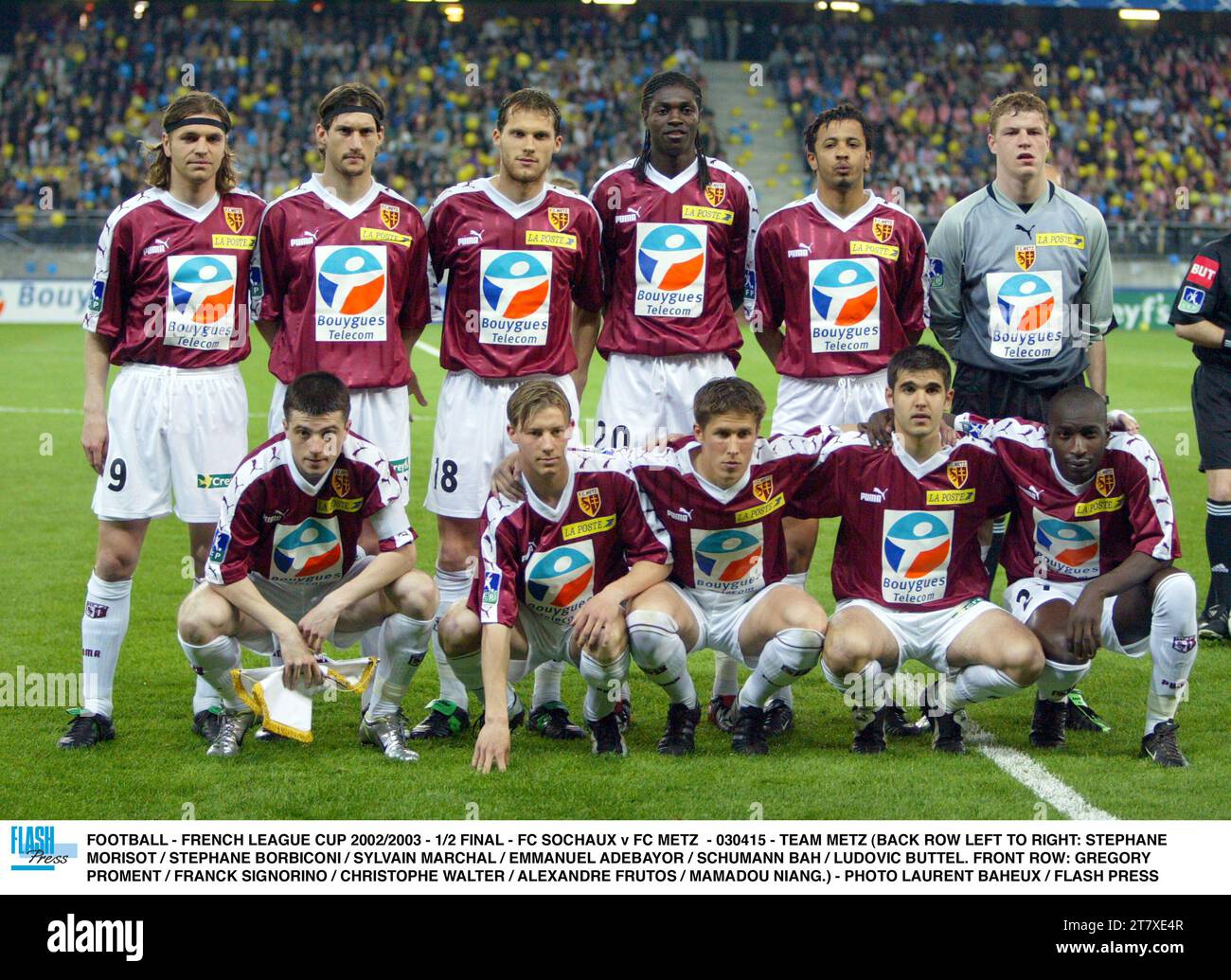 Fanion FC Sochaux Vs Panionios - UEFA CUP 2004 - Phase De Groupes