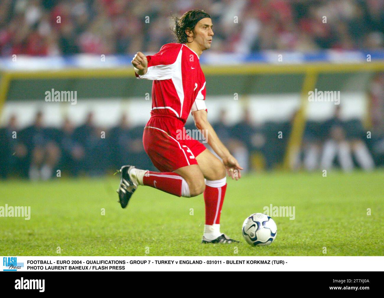 Bulent Turkey FOOTBALL - EURO 2004 - QUALIFICATIONS - GROUP 7 - TURKEY v ENGLAND ...