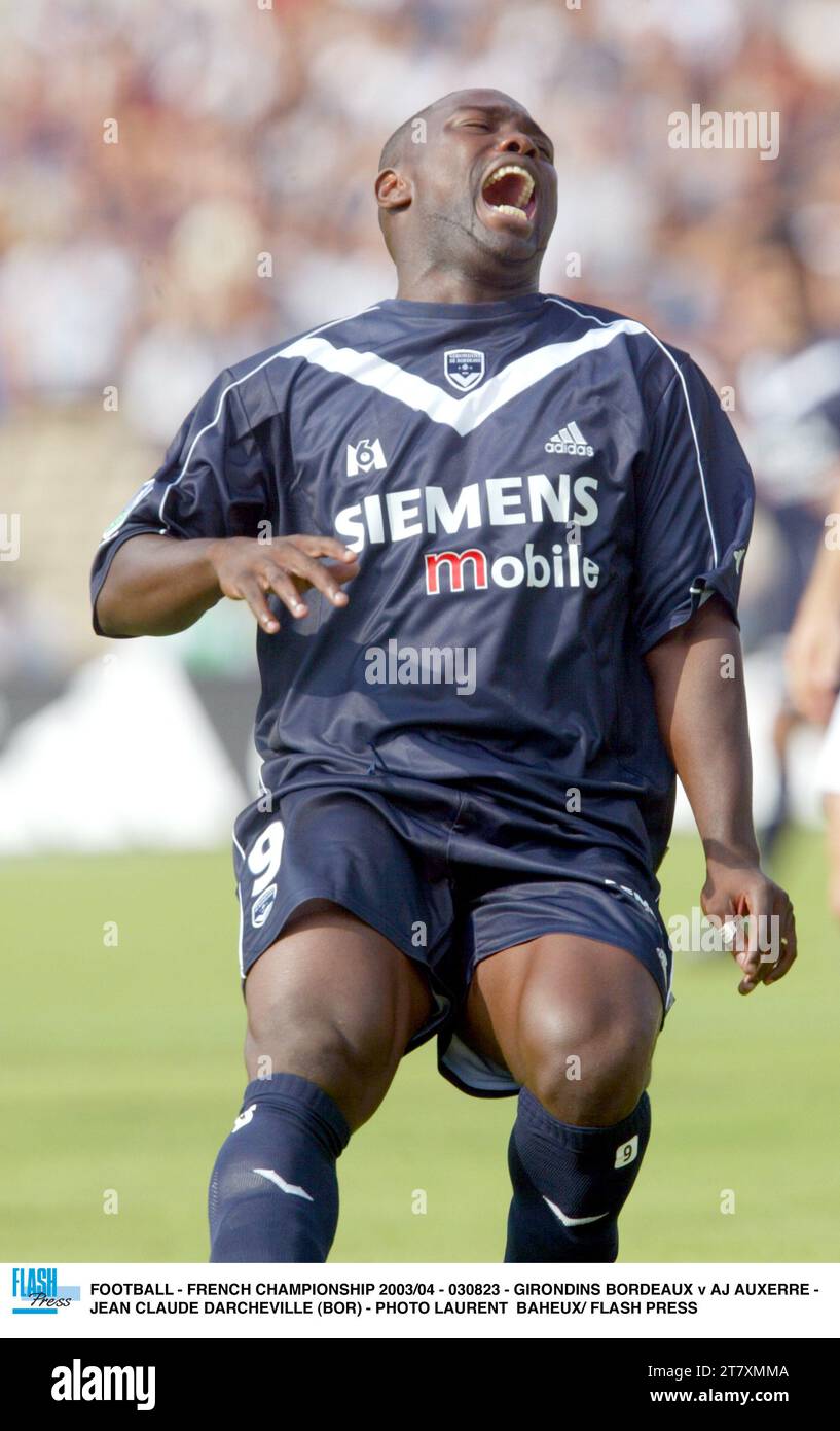 Carte De Foot Jean-Claude Darcheville – Lorient – Saison 2001-02 – N°87 – Ligue 1