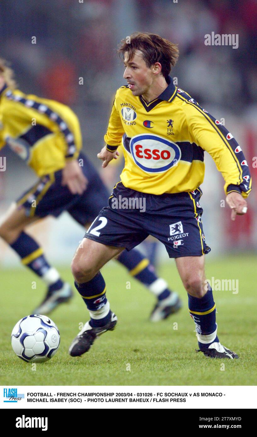 FOOTBALL FRENCH CHAMPIONSHIP 2003/04 031026 FC SOCHAUX v AS