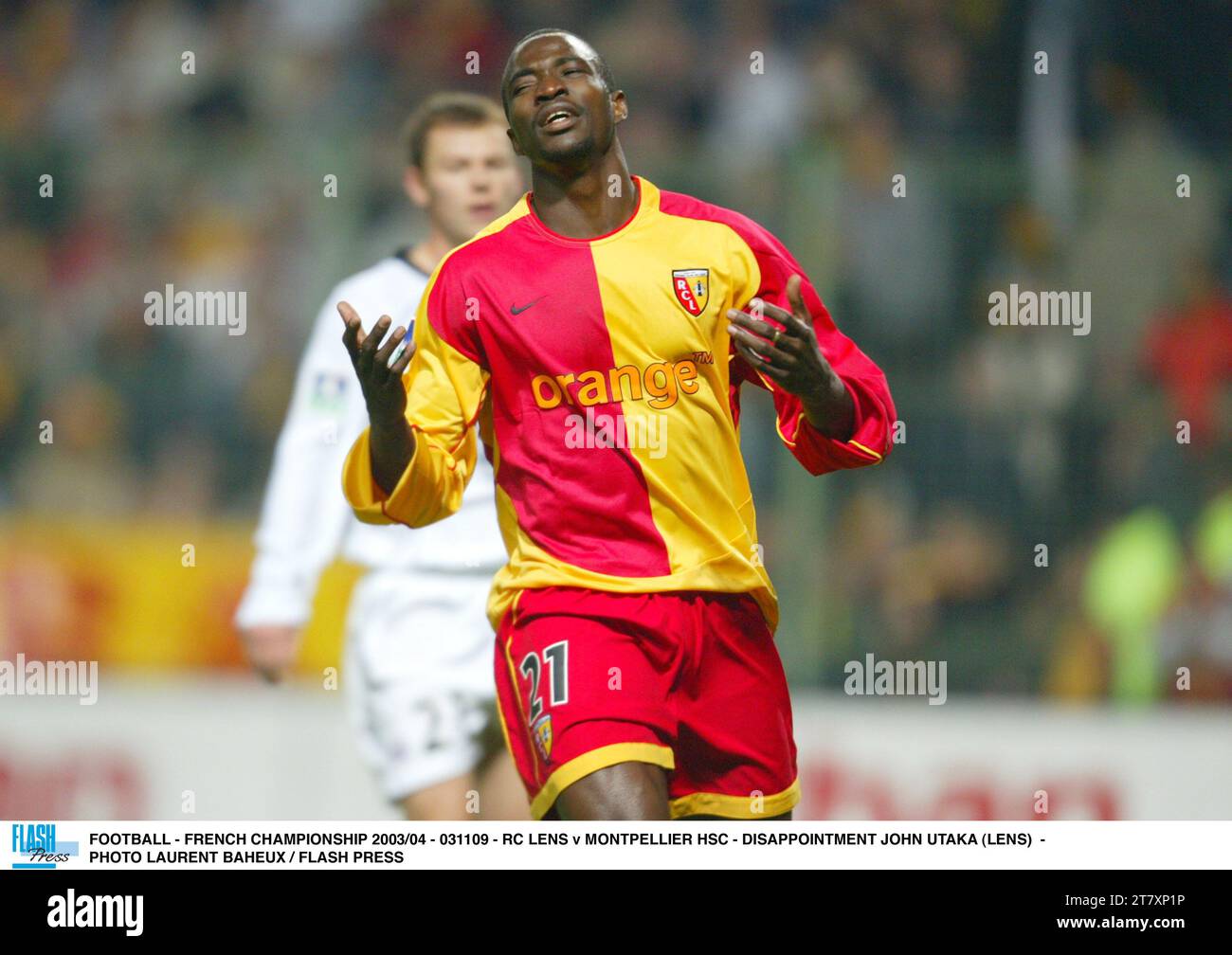 FOOTBALL - FRENCH CHAMPIONSHIP 2003/04 - 031109 - RC LENS v MONTPELLIER ...