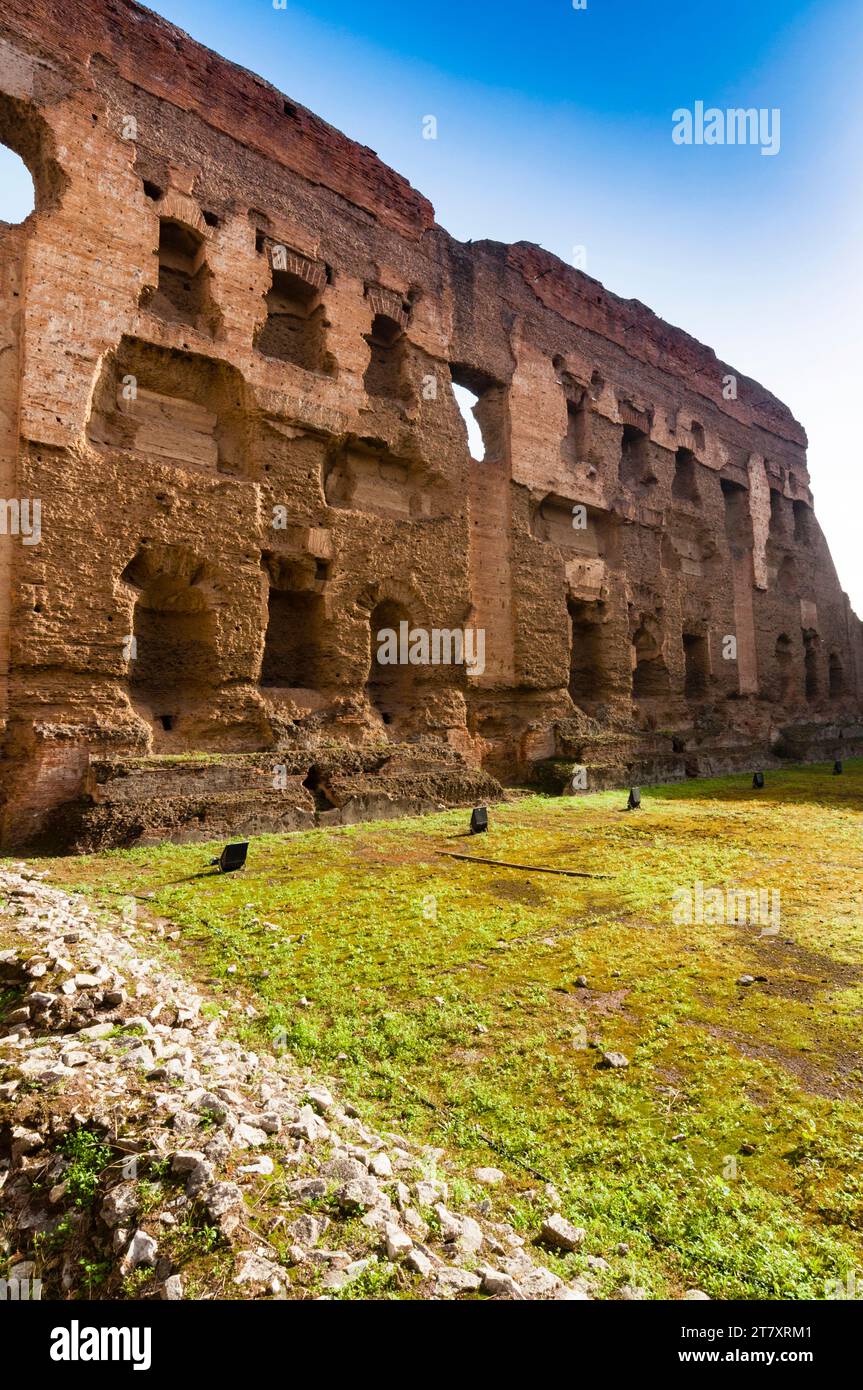 Natatio (Swimming pool), Baths of Caracalla, UNESCO World Heritage Site, Rome, Latium (Lazio), Italy, Europe Stock Photo
