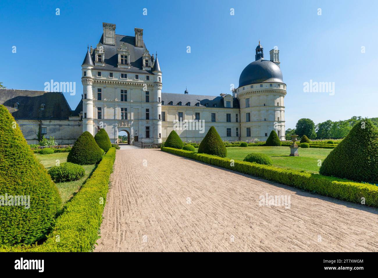 Chateau de Valencay, Valencay, Indre, Centre-Val de Loire, France, Europe Stock Photo