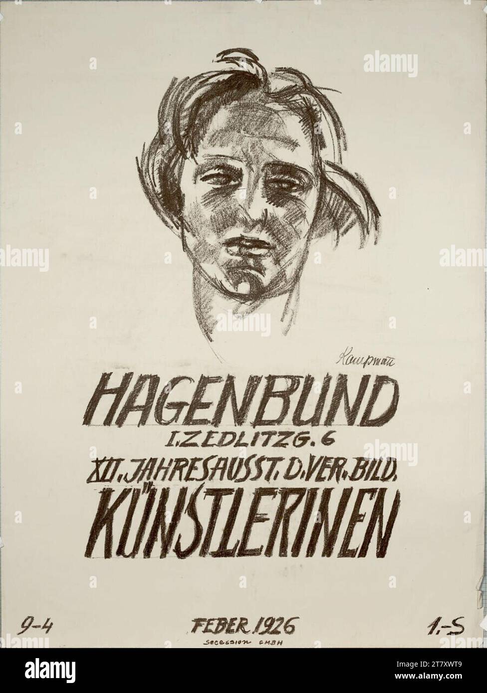 Johanna Kampmann-Freund Hagenbund; XII. Annual exp. D. Ver. PICTURE ...