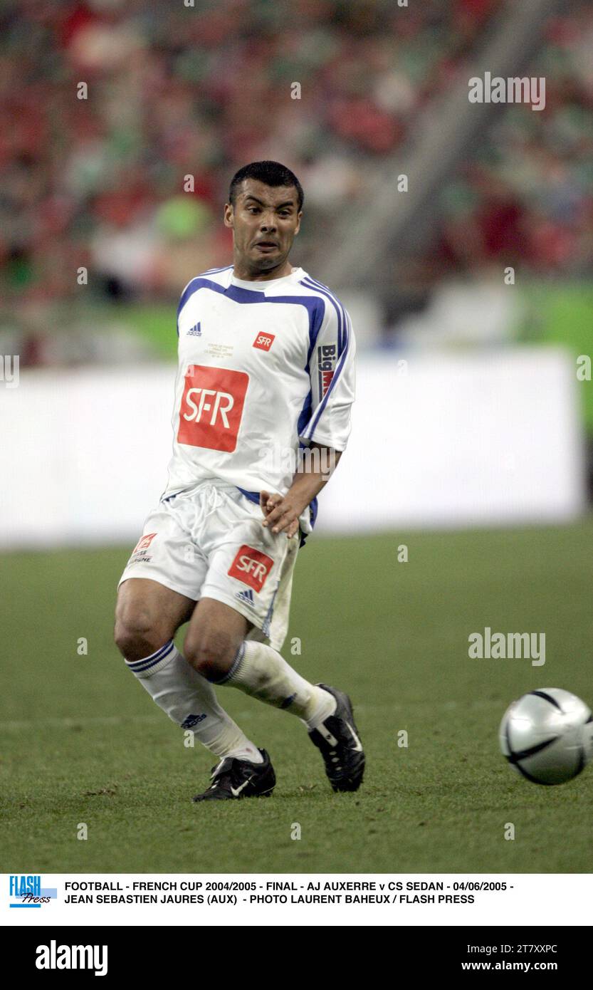 Carte Photo JAURES AJ Auxerre 2003-2004 - Signée Autographe