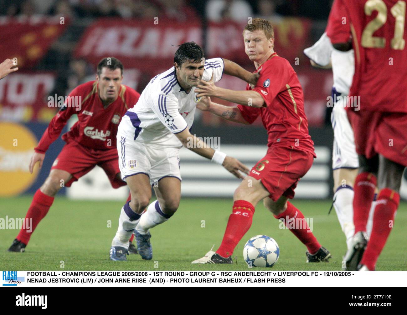 V Riise John arne riise liverpool hi-res stock photography and images - Alamy