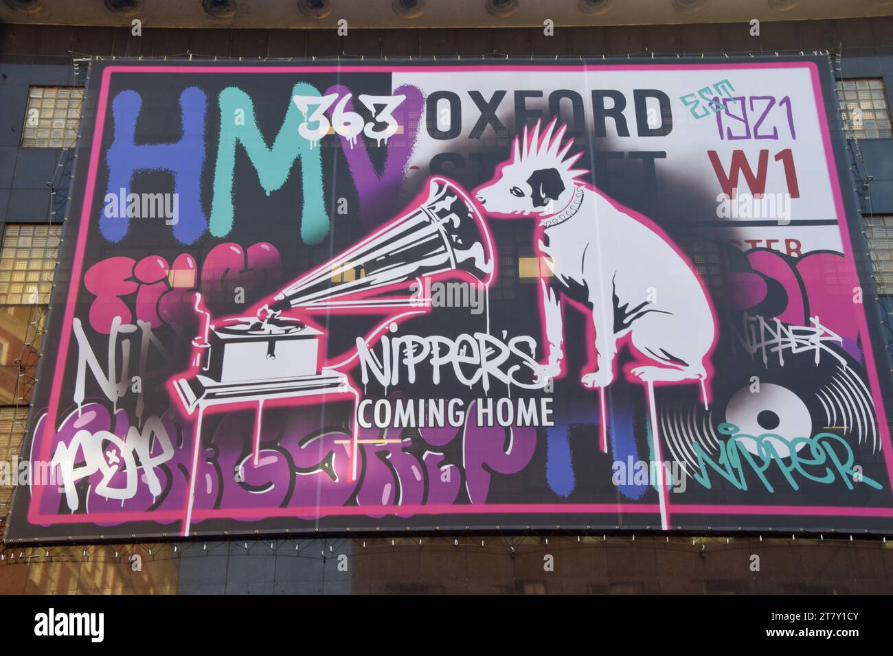 London, UK. 17th November 2023. The famous logo is unveiled as iconic