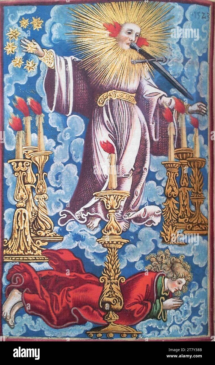 Lemberger New Testament (LutherBible) The seven candlesticks