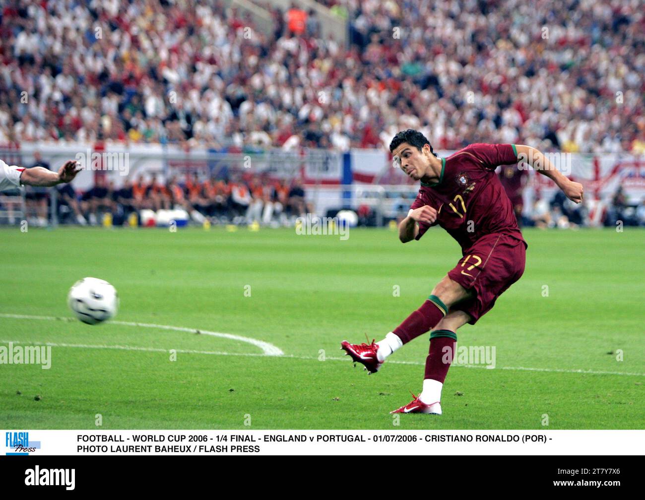 FOOTBALL - WORLD CUP 2006 - 1/4 FINAL - ENGLAND v PORTUGAL - 01/07/2006 - CRISTIANO RONALDO (POR) - PHOTO LAURENT BAHEUX / FLASH PRESS Stock Photo