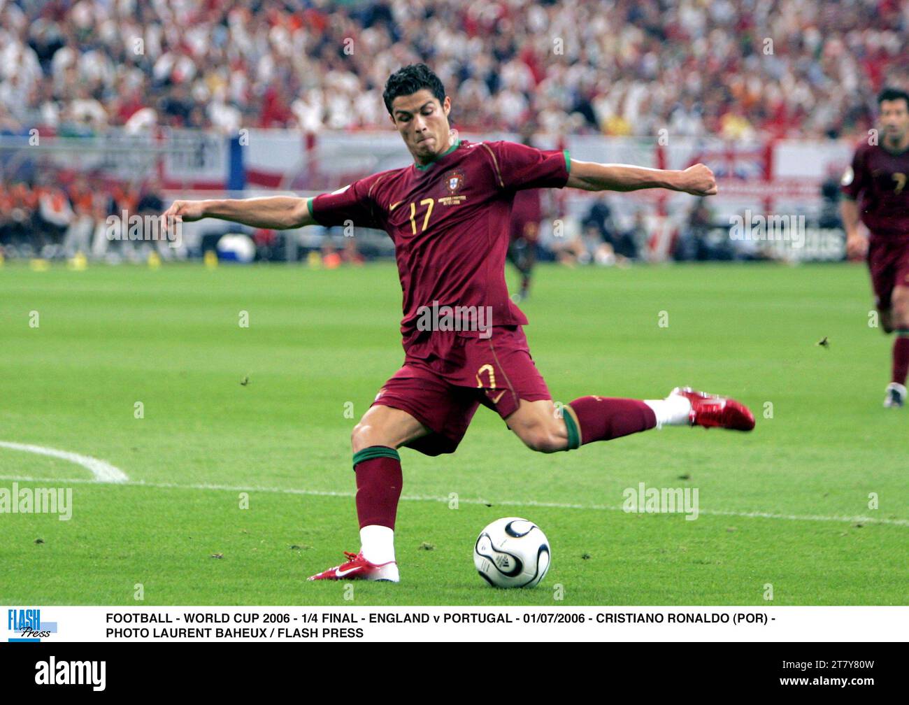 FOOTBALL - WORLD CUP 2006 - 1/4 FINAL - ENGLAND v PORTUGAL - 01/07/2006 - CRISTIANO RONALDO (POR) - PHOTO LAURENT BAHEUX / FLASH PRESS Stock Photo