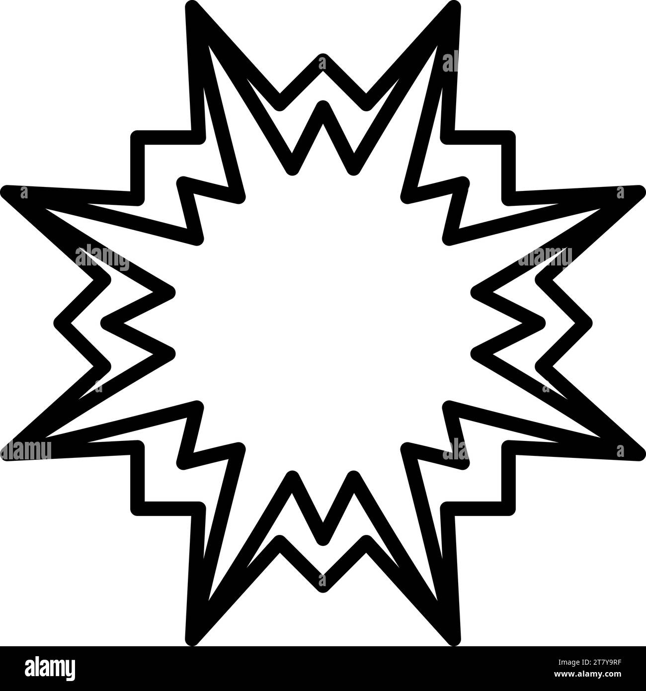 Starburst icon symbol design element. Vector illustration Stock Vector ...