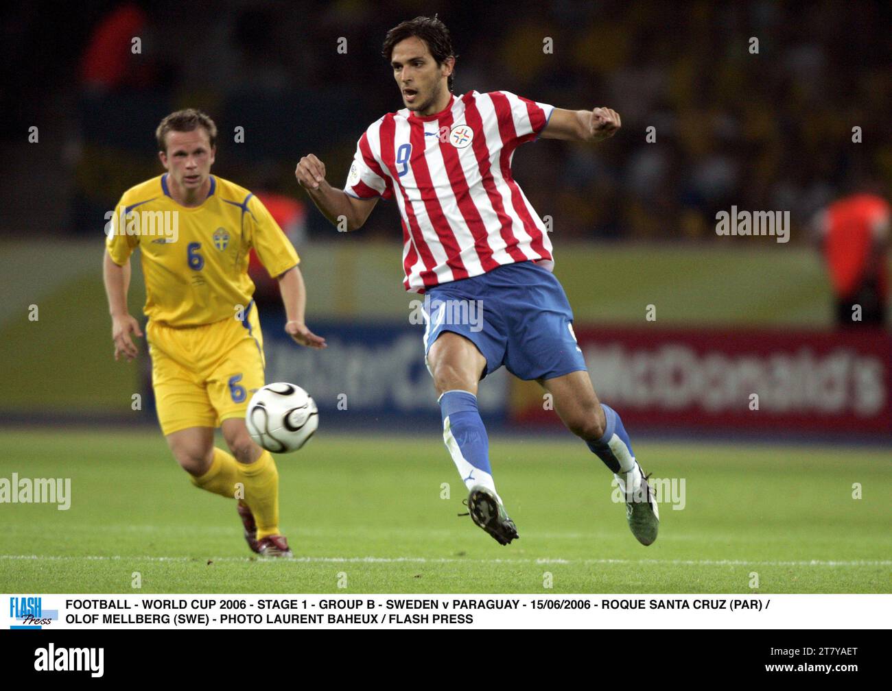 FOOTBALL WORLD CUP 2006 STAGE 1 GROUP B SWEDEN v PARAGUAY 15