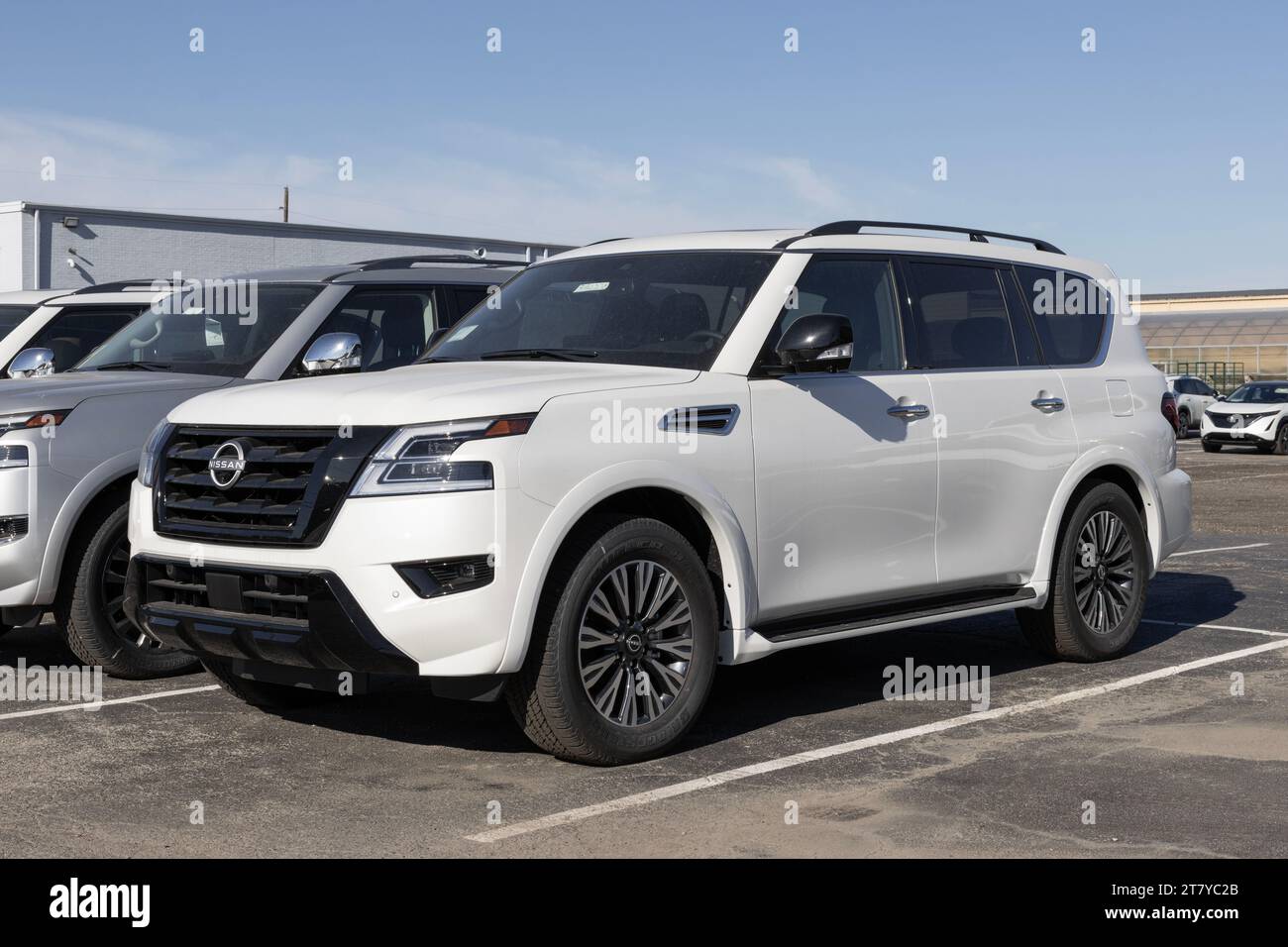 Lafayette November 16, 2023 Nissan Armada SUV display at a