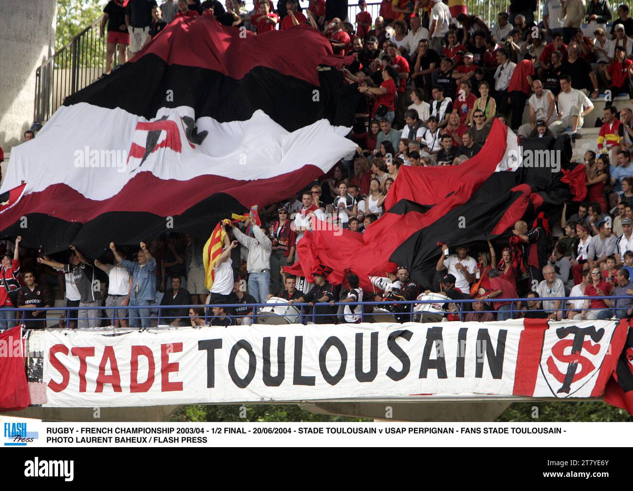 RUGBY FRENCH CHAMPIONSHIP 2003/04 1/2 FINAL 20/06/2004 STADE