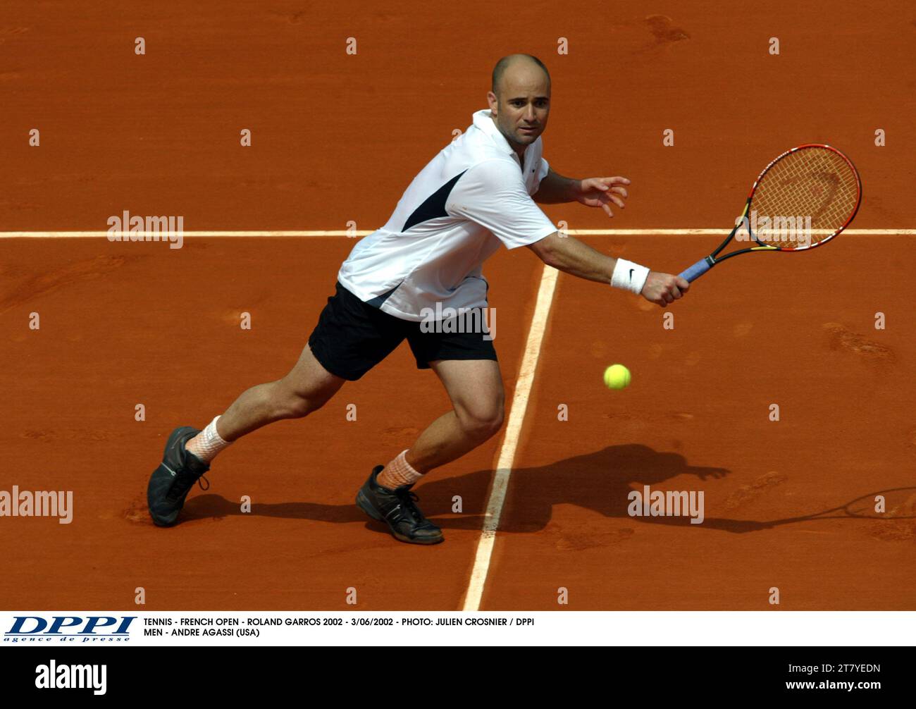 TENNIS FRENCH OPEN ROLAND GARROS 2002 3/06/2002 PHOTO LAURENT BAHEUX / DPPI MEN ANDRE