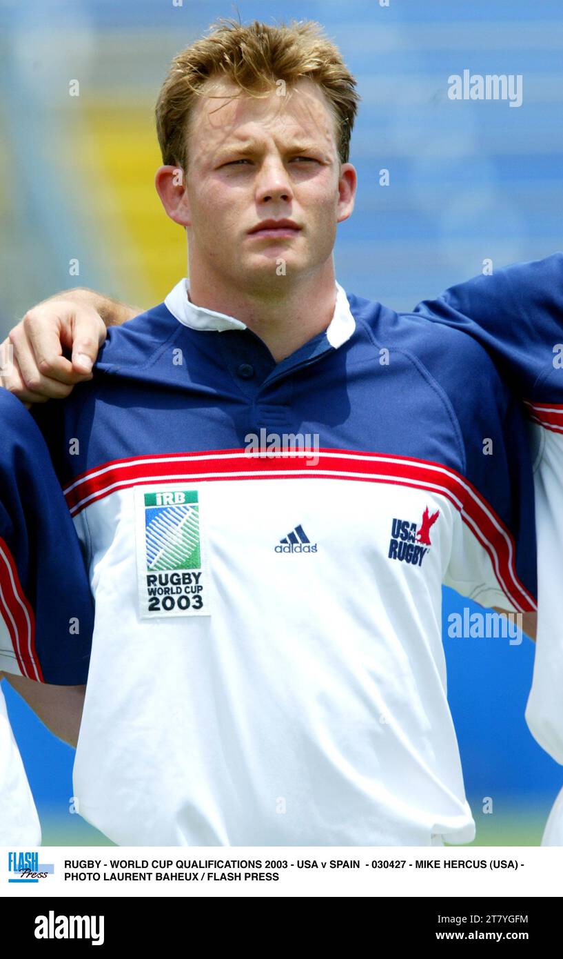 RUGBY WORLD CUP QUALIFICATIONS 2003 USA v SPAIN 030427 MIKE