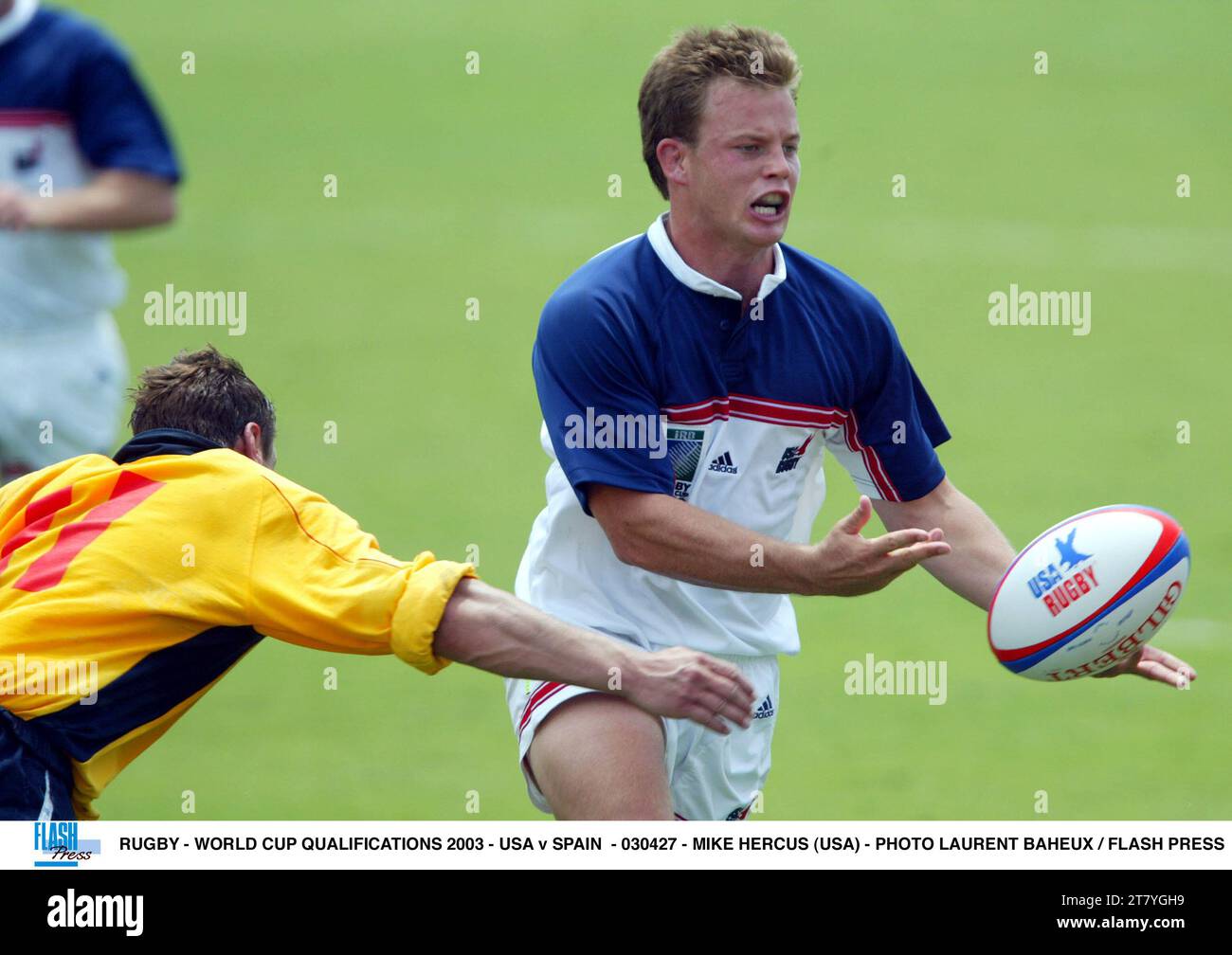 RUGBY WORLD CUP QUALIFICATIONS 2003 USA v SPAIN 030427 MIKE