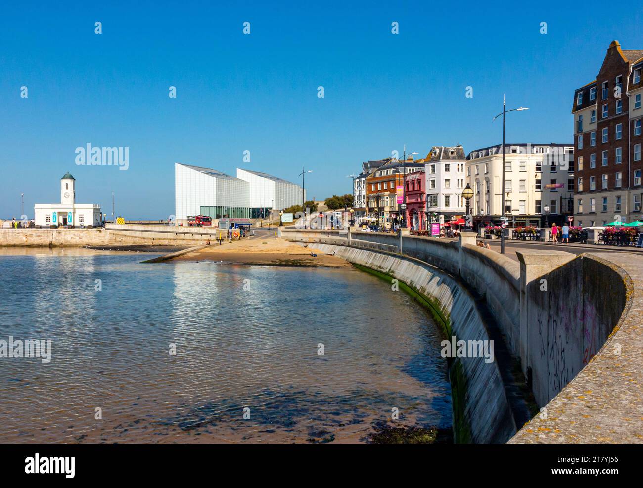 Exterior view of the Turner Contemporary Art Gallery in Margate Kent