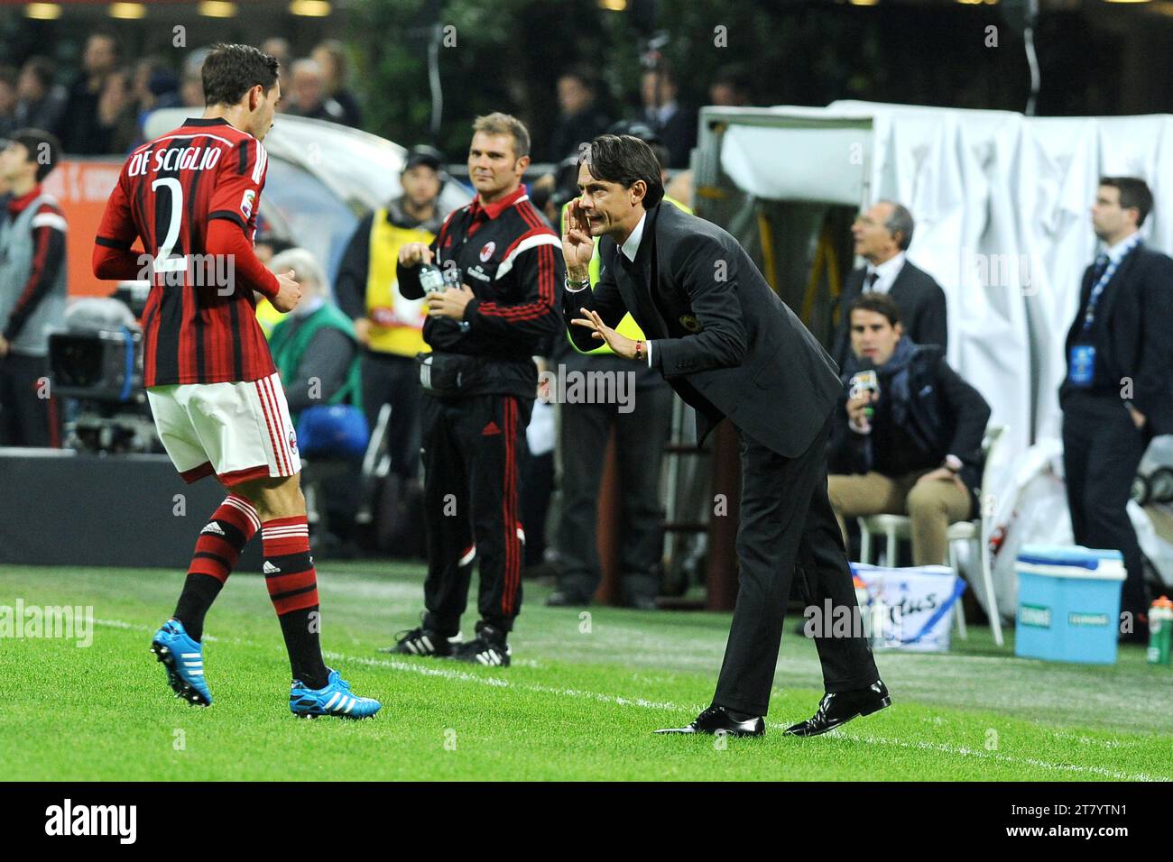 Filippo inzaghi ac milan in hi-res stock photography and images - Page 3 -  Alamy, image size:1300x956