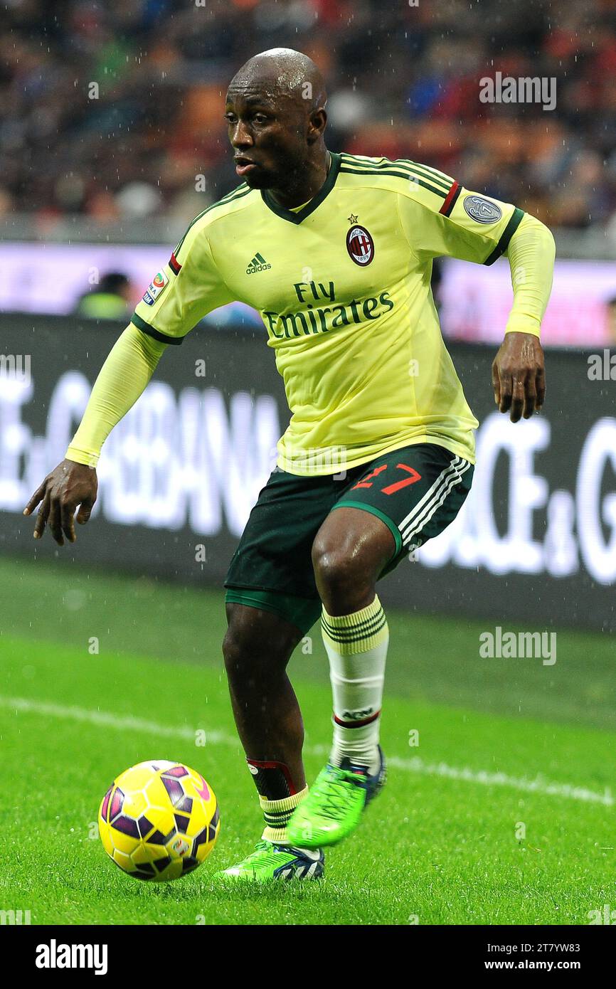 Pablo Estifel Armero of AC Milan in action during the Italian championship Serie A football match between AC Milan and Udinese on November 30, 2014 at San Siro Stadium in Milan, Italy. Photo Massimo Cebrelli / DPPI Stock Photo