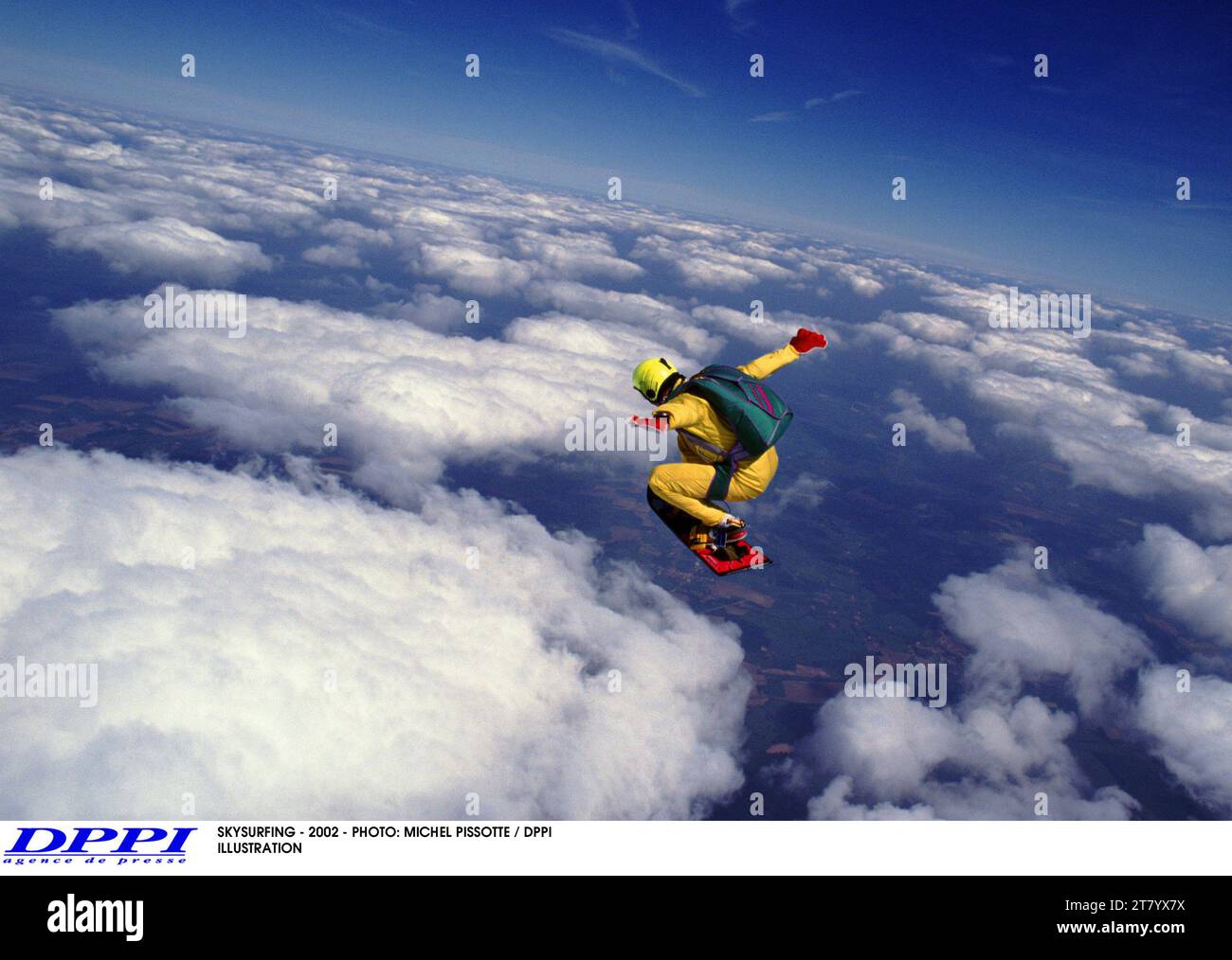 SKYSURFING - 2002 - PHOTO: MICHEL PISSOTTE / DPPI ILLUSTRATION Stock Photo