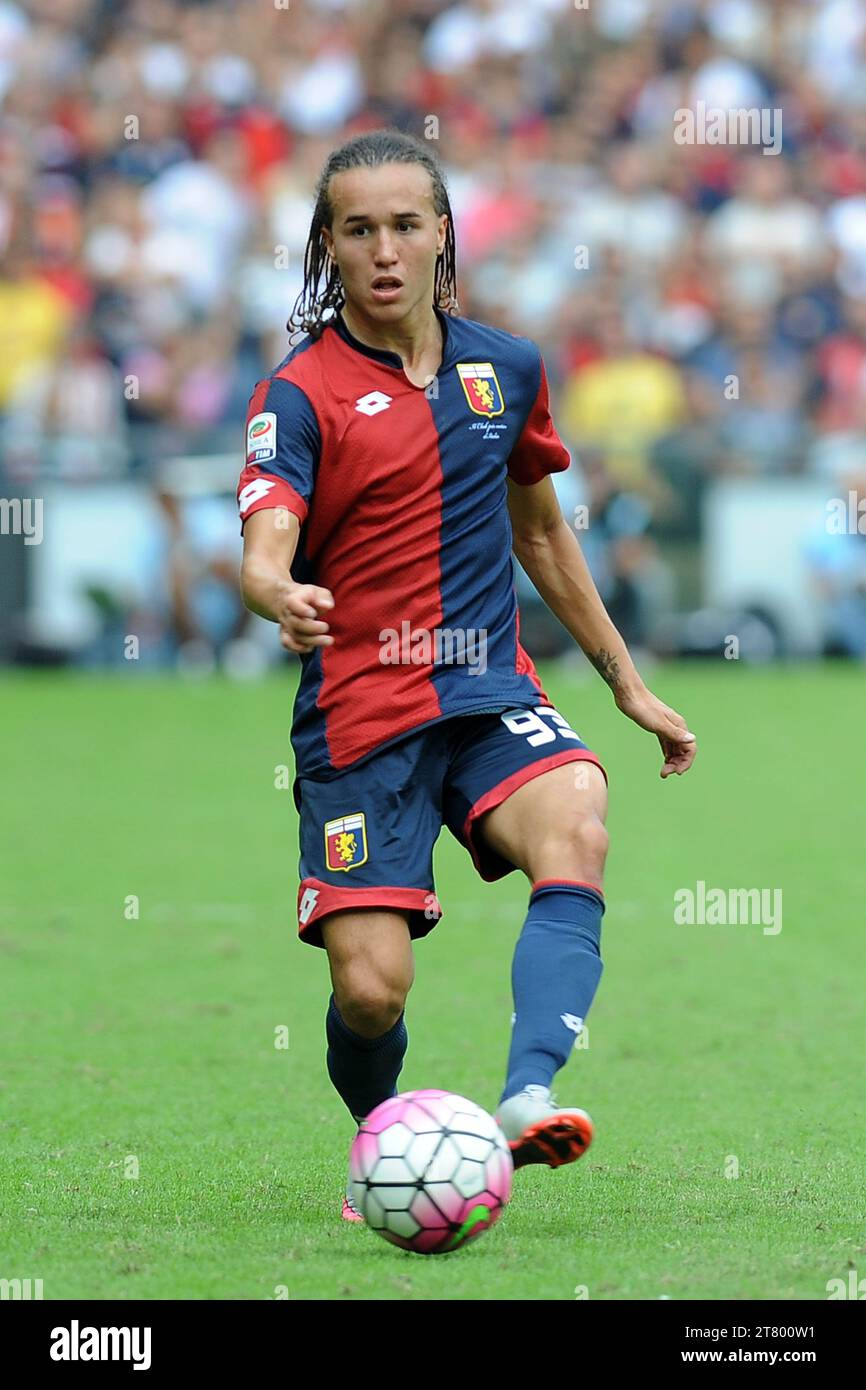 Genoa, Italy. 30 April 2022. Leo Ostigard of Genoa CFC in action during the  Serie A football match between UC Sampdoria and Genoa CFC. Credit: Nicolò  Campo/Alamy Live News Stock Photo - Alamy